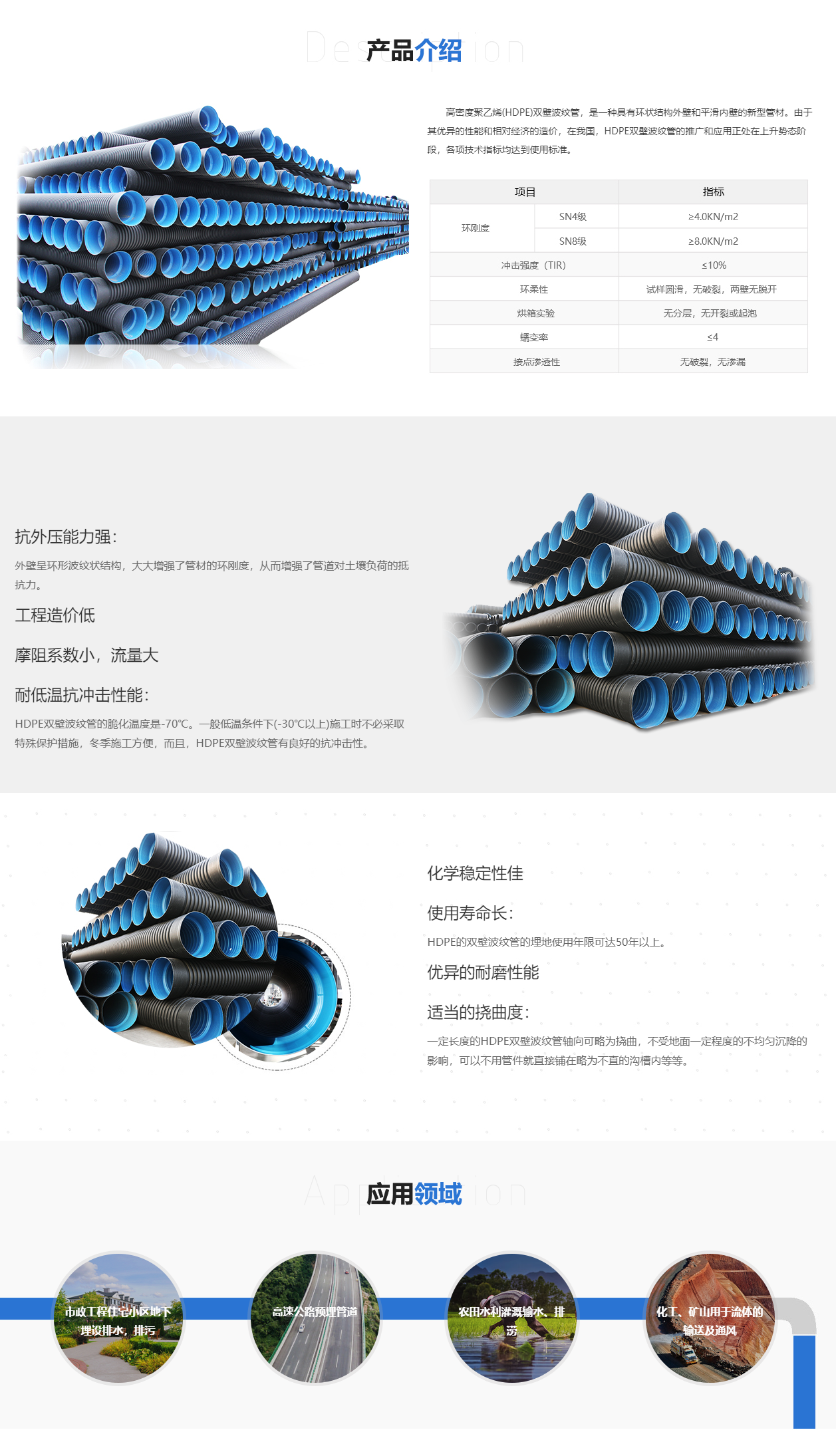 云南希鋮環(huán)?？萍加邢薰綡DPE雙壁波紋管